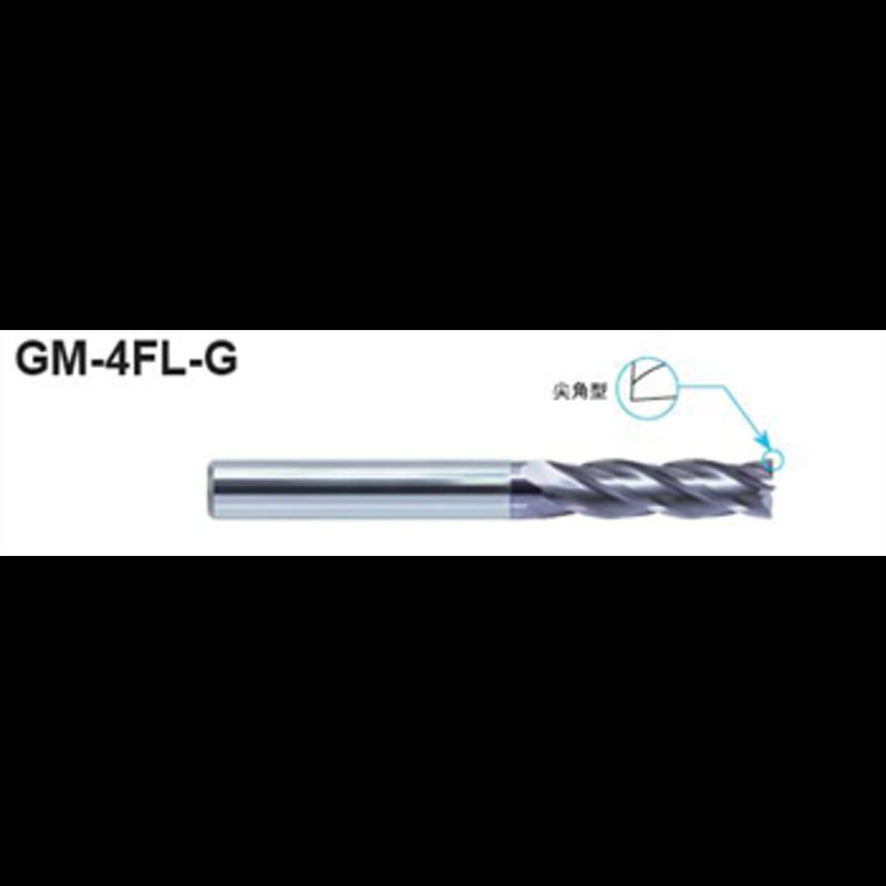GM-4FL-D20.0-G 株洲钻石 整体硬质合金四刃直柄长刃平头立铣刀